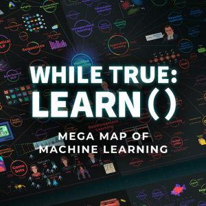 while True: learn() Mega Map of Machine Learning