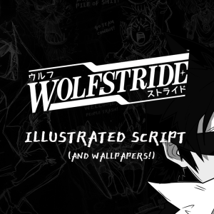 Wolfstride Illustrated Script + Wallpapers