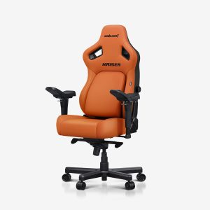 AndaSeat Blaze Orange Kaiser 4 Series Premium Gaming Chair XL - Blaze Orange Premium PVC Leather