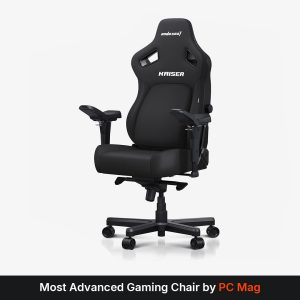 AndaSeat Carbon Black Kaiser 4 Series Premium Gaming Chair L - Carbon Black Linen Fabric