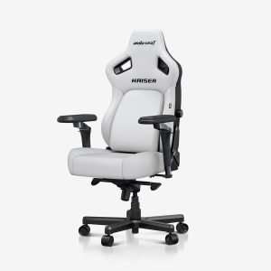 AndaSeat Cloudy White Kaiser 4 6D Armrest Gaming Chair L - Cloudy White