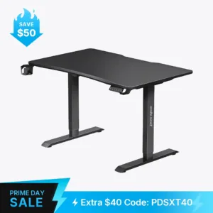 AndaSeat Xtreme Series Ergonomic Gaming Desk 47.2″×29.5″ - Black
