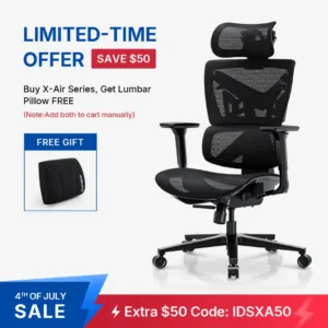 AndaSeat Space Black X-Air Mesh Office Gaming Chair  - Space Black