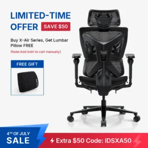 AndaSeat X-Air Series Mesh Office Gaming Chair - Space Black