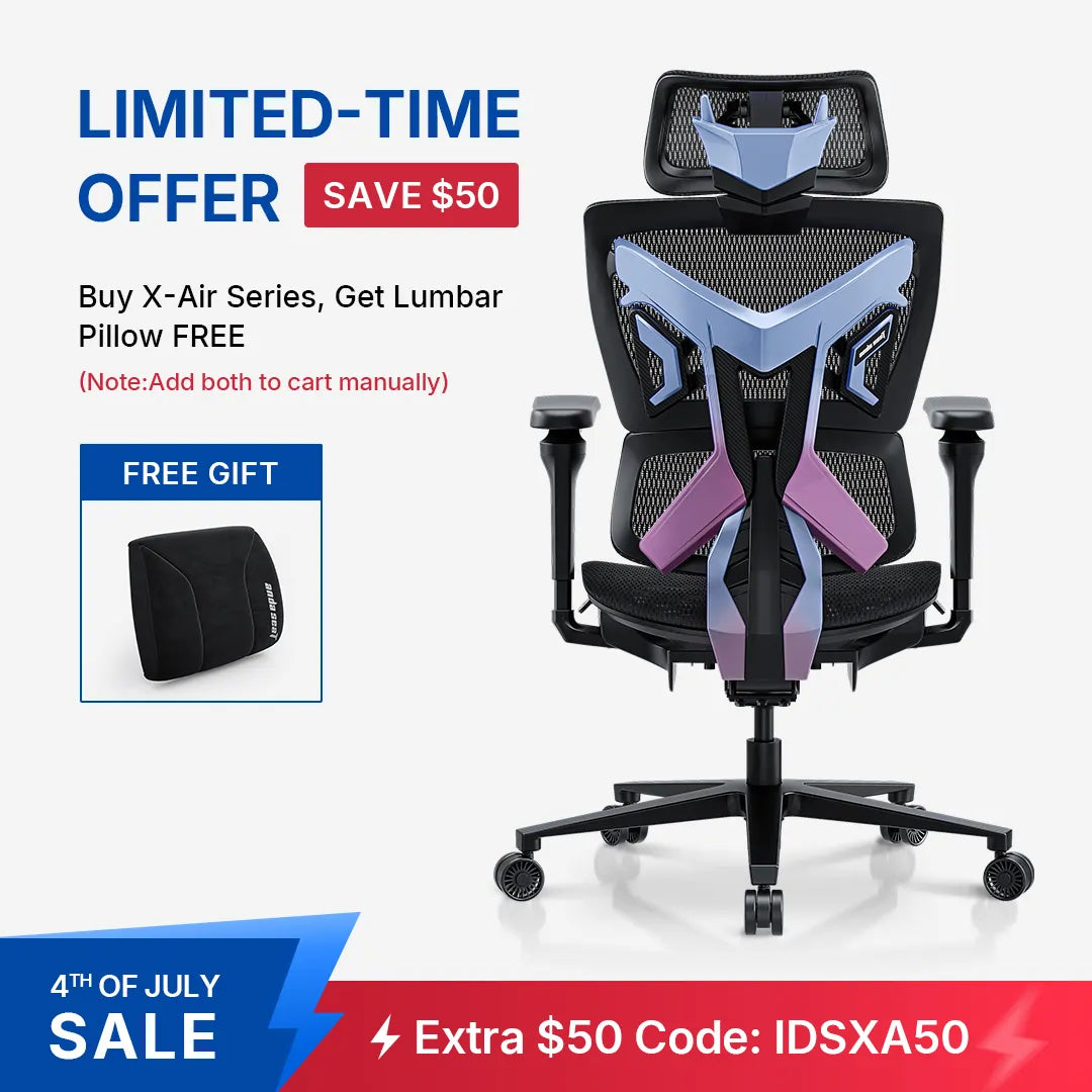 AndaSeat X-Air Series Mesh Office Gaming Chair - Celeste