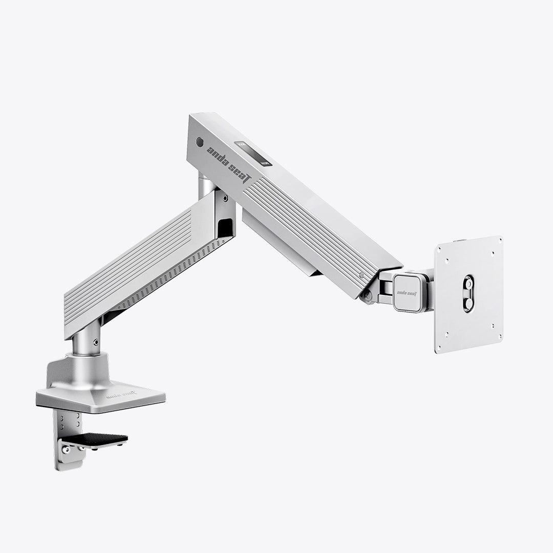 AndaSeat Axis Single Monitor Arm - Glacier Silver