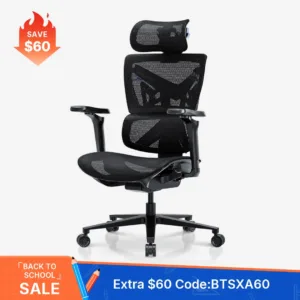 AndaSeat Space Black X-Air Mesh Office Gaming Chair  - Space Black